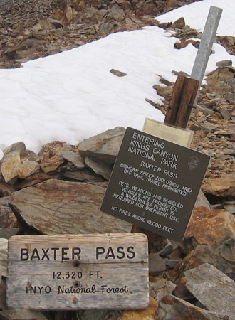 baxter pass